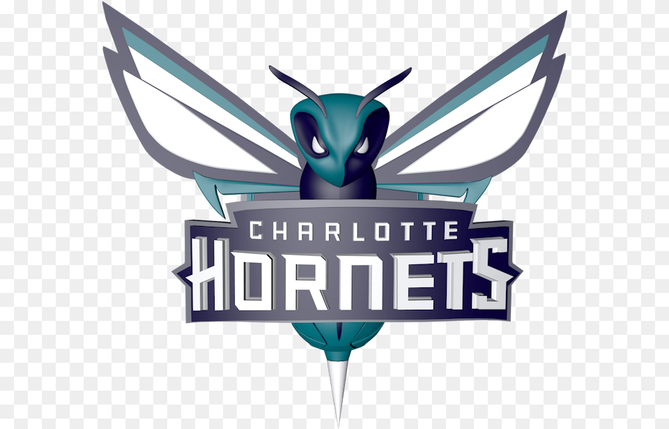 Download Zip Archive Charlotte Hornets Logo Jpg, Emblem, Symbol, Invertebrate, Insect Png