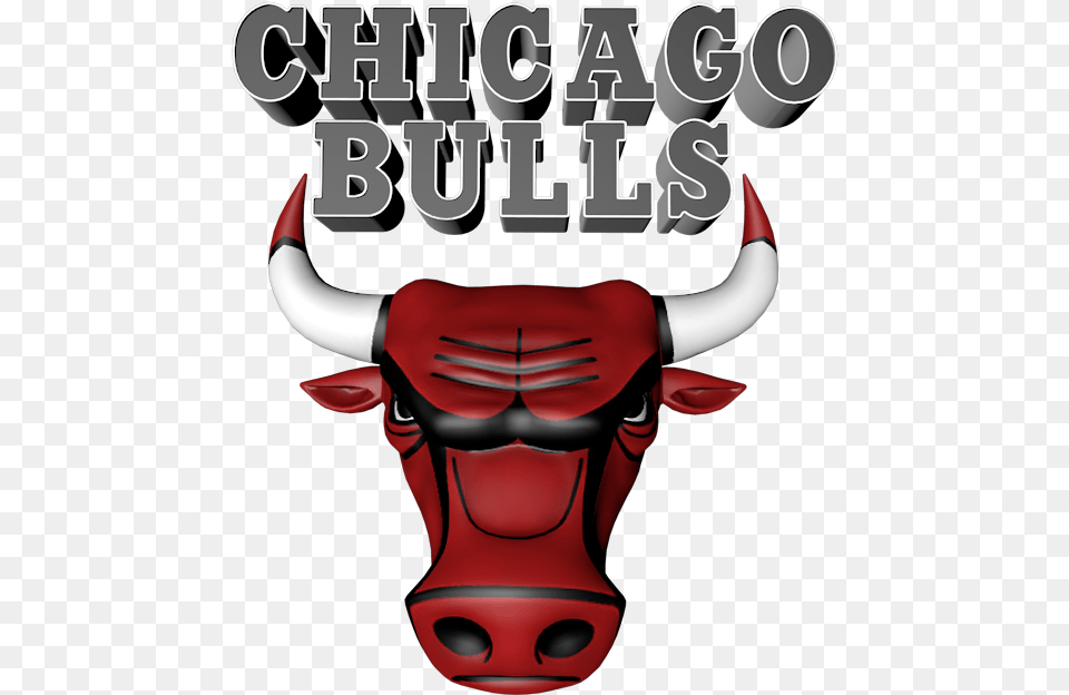 Download Zip Archive Chicago Bulls Logo Transparent, Animal, Bull, Mammal, Smoke Pipe Png
