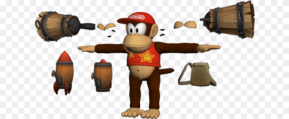 Download Zip Archive Donkey Kong Country Tropical Freeze Diddy Kong, Baby, Person Png Image