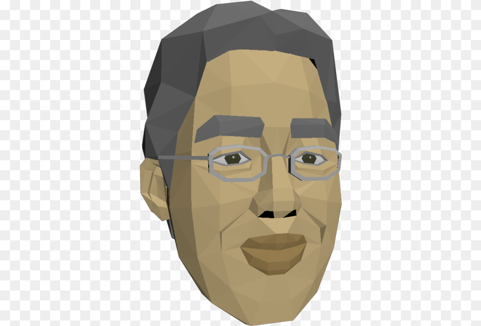 Download Zip Archive Dr Kawashima 3d Model, Face, Head, Person, Photography Free Png