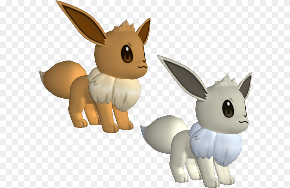 Download Zip Archive Eevee 3d Models, Animal, Mammal, Rabbit, Plush Free Png