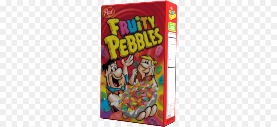 Download Zip Archive Fruity Pebbles Breakfast Cereal 15oz Post, Food, Sweets, Baby, Person Png