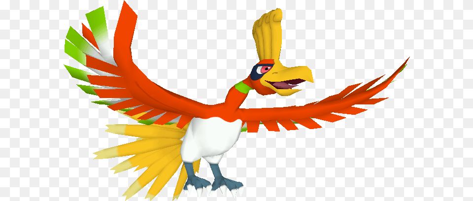 Download Zip Archive Ho Oh Pokemon Battle Revolution, Animal, Beak, Bird, Person Free Transparent Png