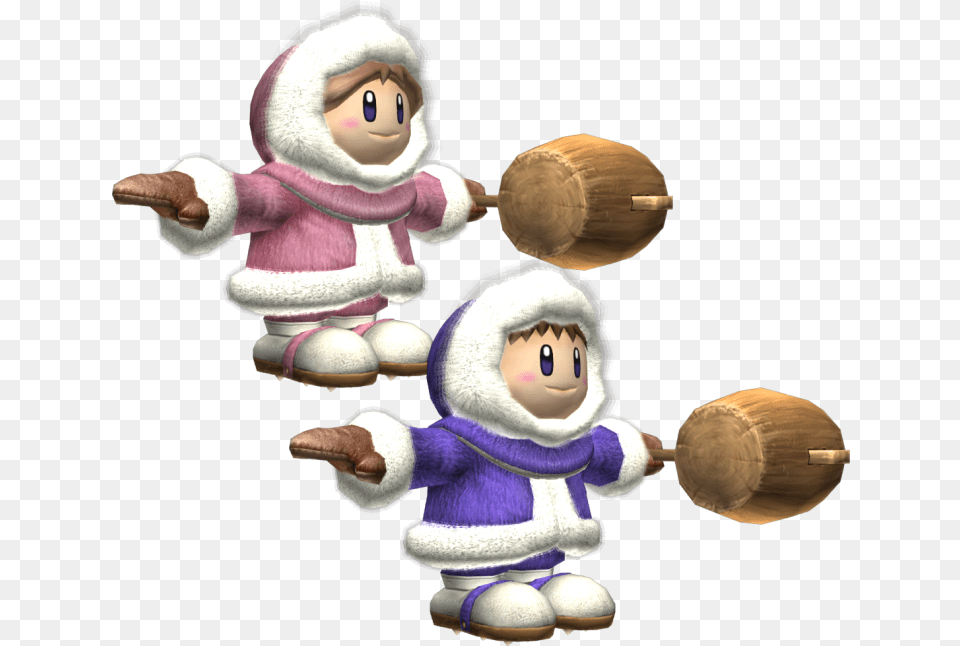 Download Zip Archive Ice Climbers T Pose, Baby, Person, Face, Head Free Transparent Png