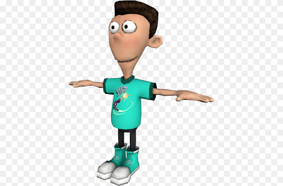 Download Zip Archive Jimmy Neutron T Pose Meme, Boy, Child, Male, Person Png