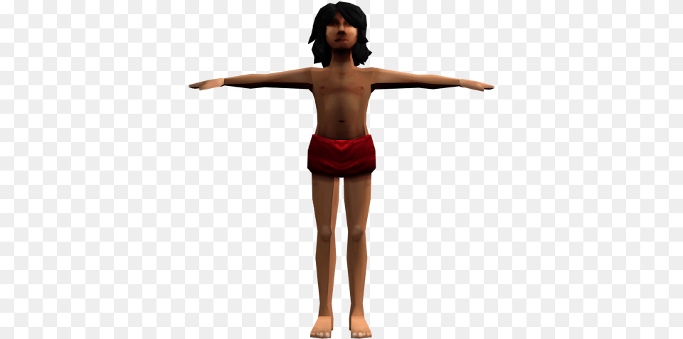 Download Zip Archive Jungle Book Mowgli39s Run, Back, Body Part, Person, Cross Png Image