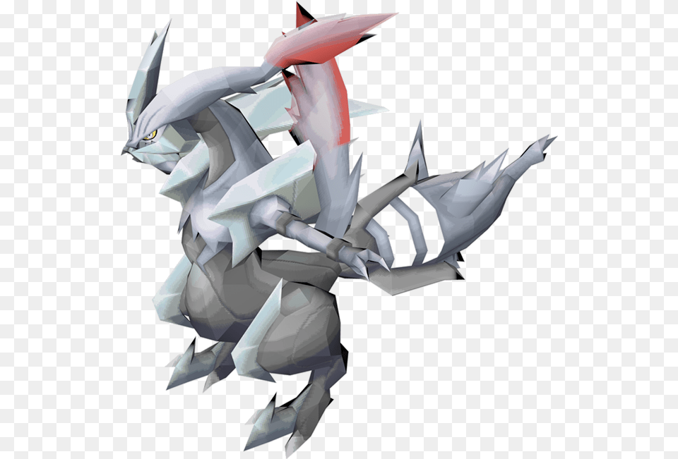Download Zip Archive Kyurem Black And White 3d Models, Dragon, Adult, Female, Person Free Transparent Png
