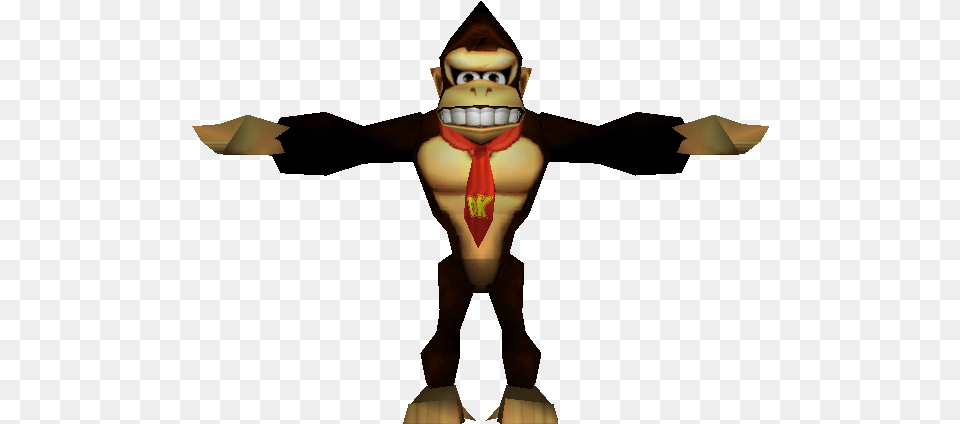 Download Zip Archive Low Poly Donkey Kong, Person, Cartoon Png