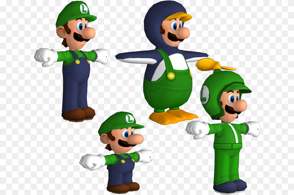 Download Zip Archive Luigi New Super Mario Bros Wii, Baby, Person, Toy, Face Png