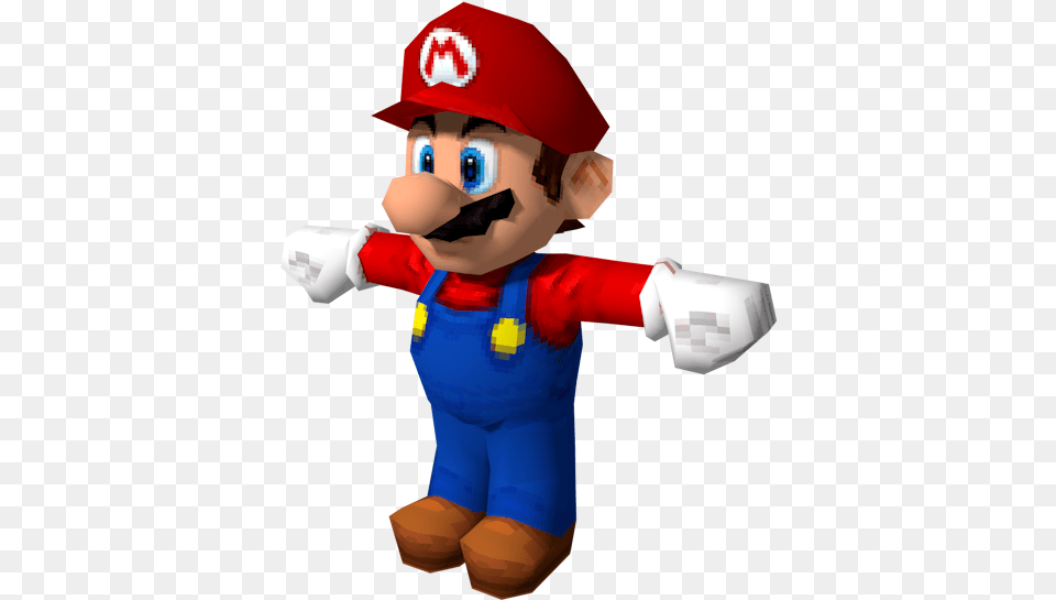 Download Zip Archive Mario 64 Mario Model, Baby, Person, Game, Super Mario Free Transparent Png