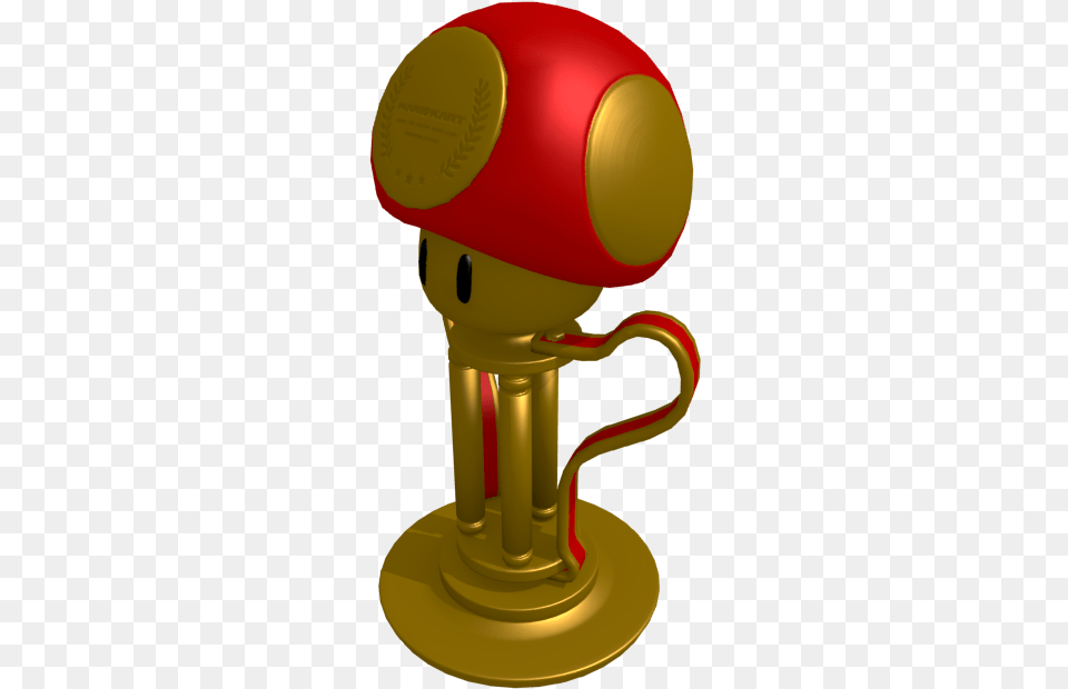 Download Zip Archive Mario Kart 8 Mushroom Trophy, Electrical Device, Lighting, Microphone, Smoke Pipe Free Transparent Png