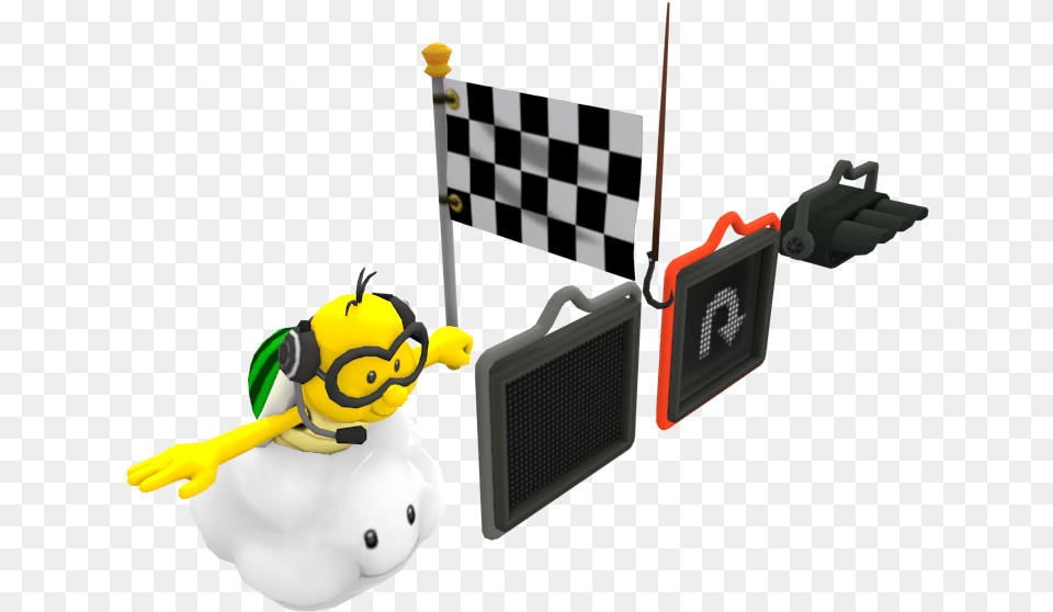 Download Zip Archive Mario Kart Wii Lakitu, Outdoors, Nature, Winter, Snow Free Png