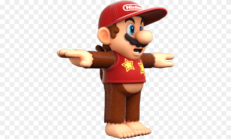 Download Zip Archive Mario Odyssey Diddy Kong Outfit, Baby, Person, Face, Head Free Png