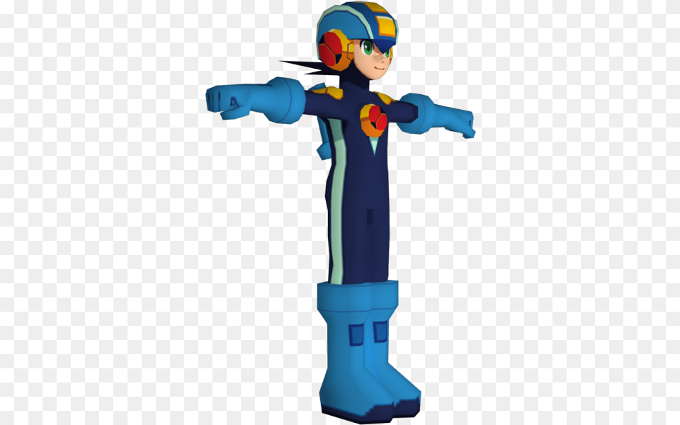 Zip Archive Megaman Battle Network 3d Model, Baby, Person, Head, Face Free Png Download