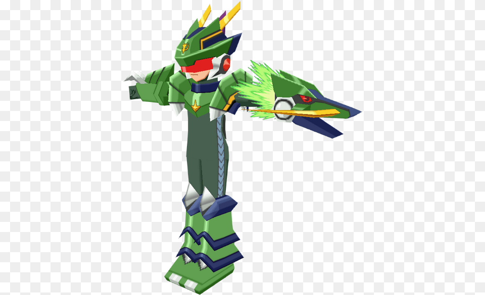 Download Zip Archive Megaman Star Force 3d Models, Green, Person Png Image