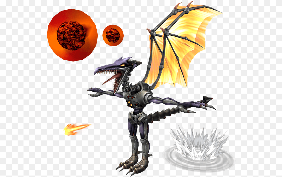 Download Zip Archive Meta Ridley Smash Bros, Animal, Dinosaur, Reptile, Dragon Png Image