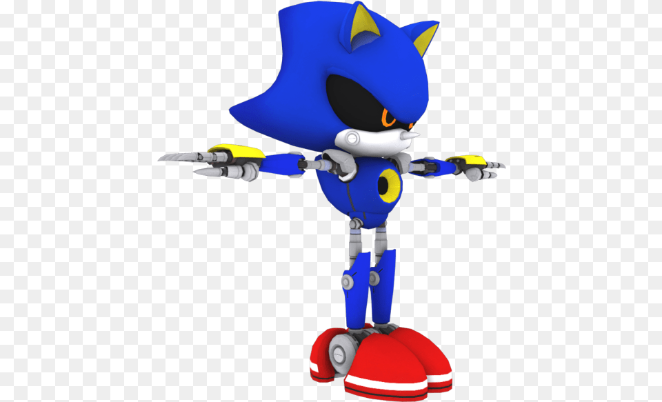 Download Zip Archive Metal Sonic T Pose, Robot, Toy Png