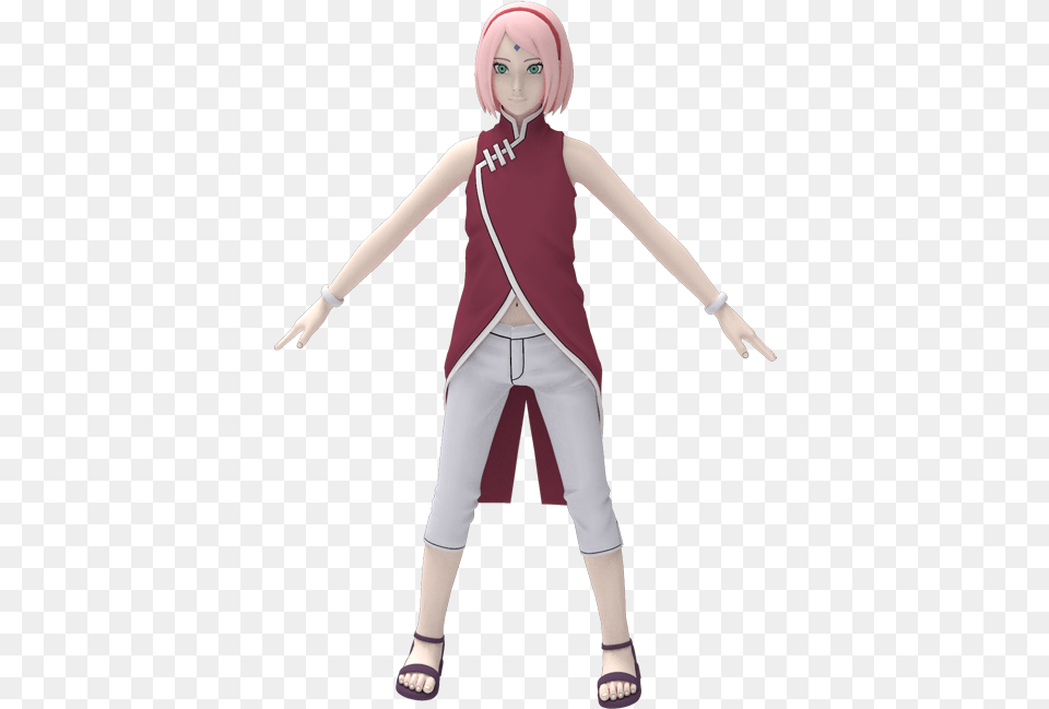 Download Zip Archive Naruto To Boruto Shinobi Strikers Sakura, Doll, Person, Toy, Figurine Free Transparent Png