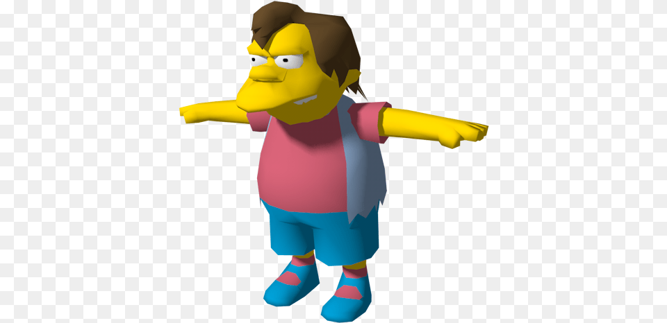 Download Zip Archive Nelson Simpsons Hit And Run, Baby, Person, Face, Head Png Image