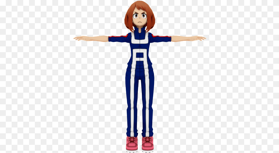 Download Zip Archive Ochako Uraraka Training Outfit, Person, Head, Face, Clothing Free Png