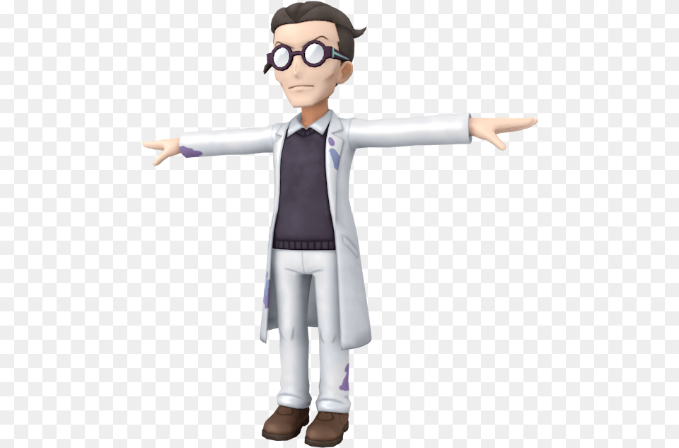 Download Zip Archive Pokemon Let39s Go Scientist, Clothing, Coat, Lab Coat, Child Png