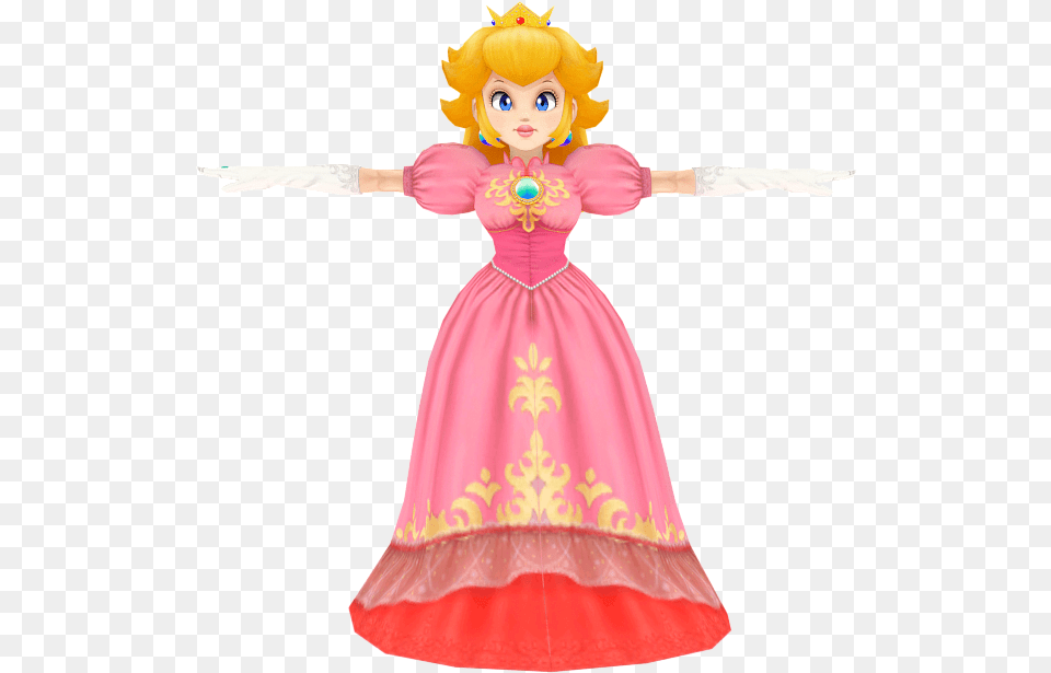 Download Zip Archive Princess Peach Melee Model, Child, Person, Girl, Female Free Transparent Png