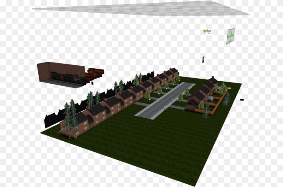 Download Zip Archive Scale Model, Grass, Neighborhood, Plant, Architecture Png Image