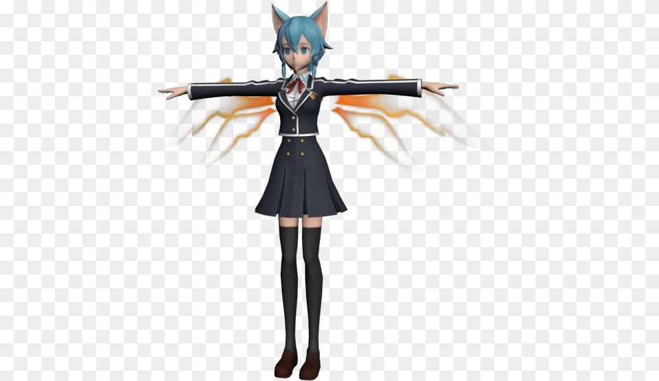 Download Zip Archive Sinon School Uniform, Adult, Publication, Person, Female Free Png