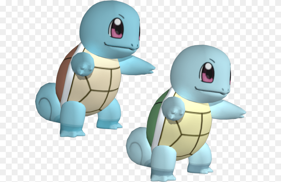 Download Zip Archive Squirtle 3d Model 2009, Plush, Toy Free Transparent Png