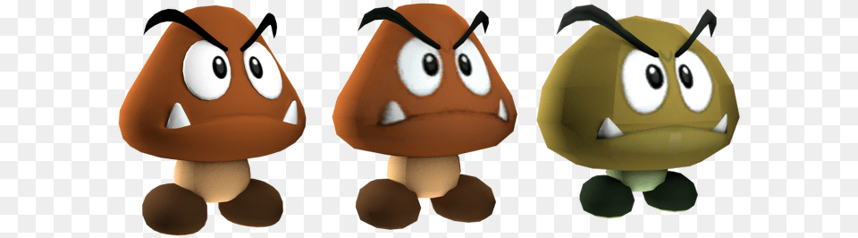 Download Zip Archive Super Mario Galaxy Goomba, Plush, Toy Free Png