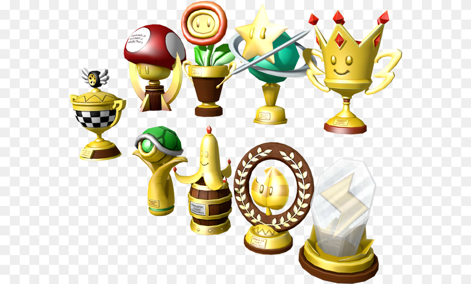 Zip Archive Super Mario Kart Trophy, Toy, Person Free Png Download