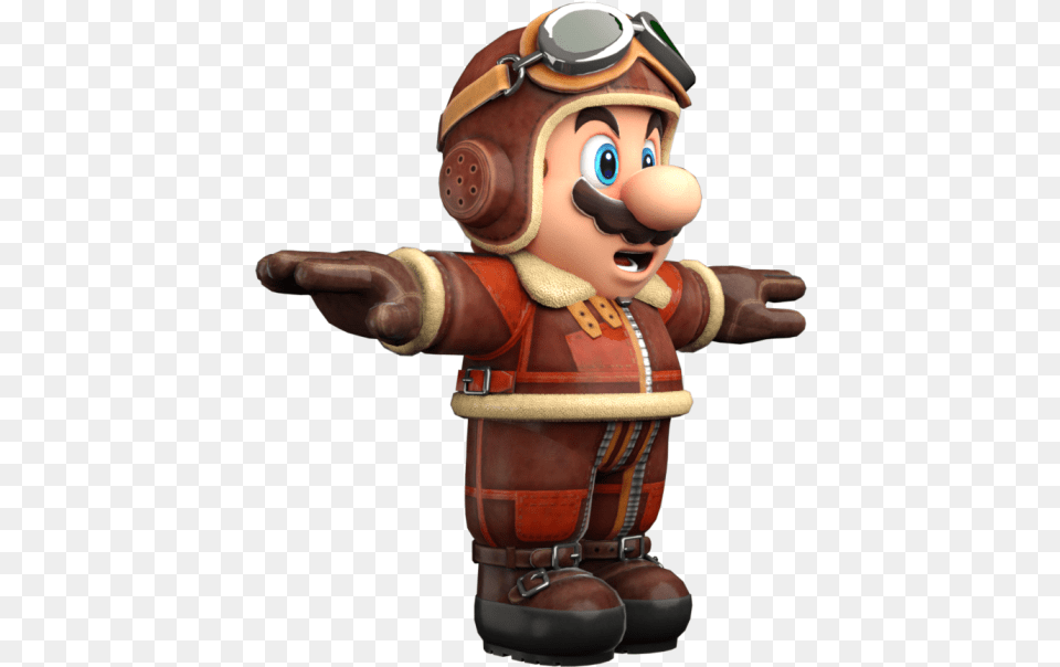 Download Zip Archive Super Mario Odyssey Aviator, Baby, Person, Nutcracker, Face Png