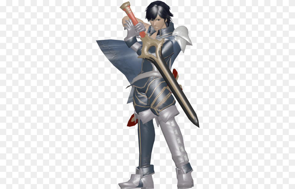 Download Zip Archive Super Smash Bros For Nintendo 3ds And Wii U, Sword, Weapon, Person, Face Free Transparent Png