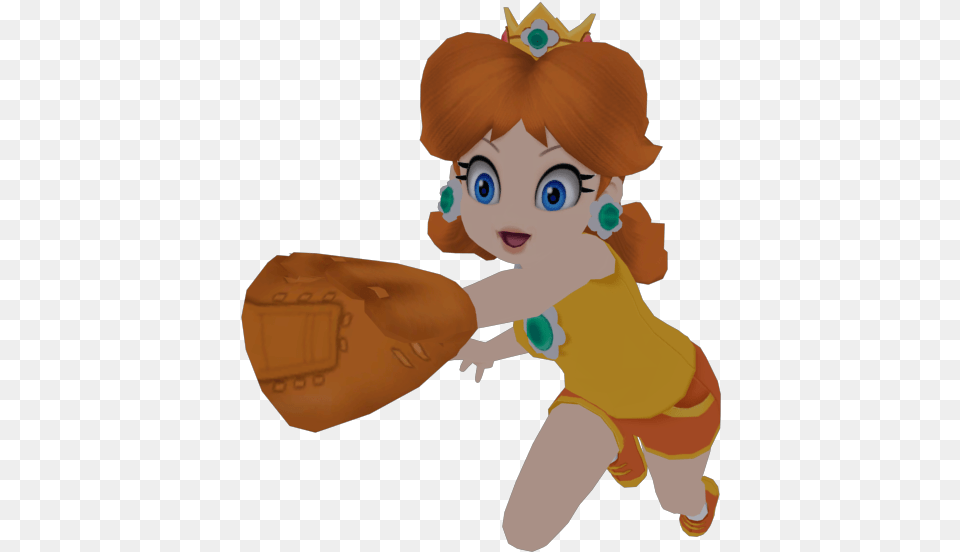 Download Zip Archive Super Smash Bros For Wii U Baseball Daisy Trophy, Baby, Person, Face, Head Free Transparent Png