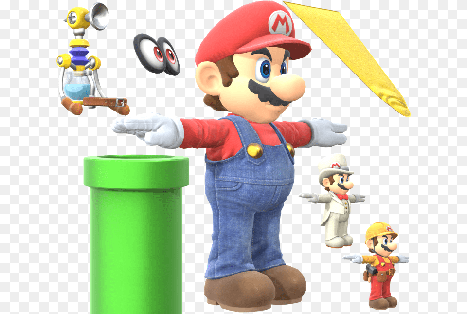 Download Zip Archive Super Smash Bros Ultimate Mario Model, Clothing, Glove, Baby, Person Free Png