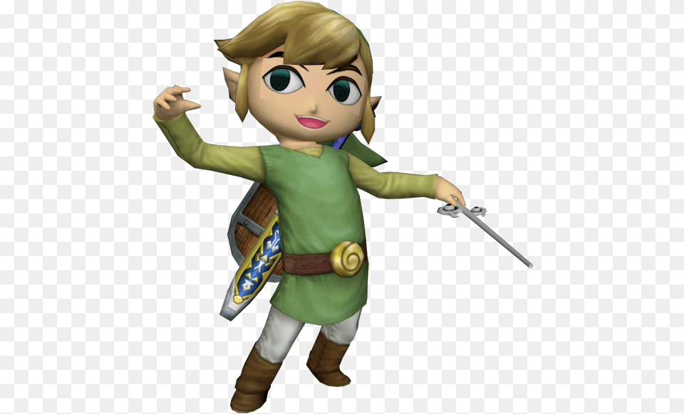 Download Zip Archive Toon Link Brawl, Baby, Person, Face, Head Free Transparent Png