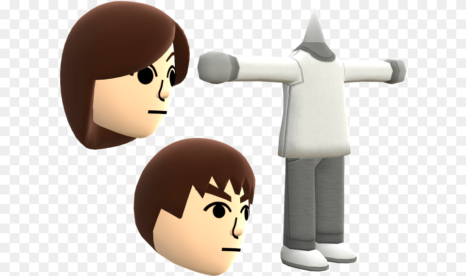 Download Zip Archive Wii Mii Male And Female, Face, Head, Person, Baby Free Png