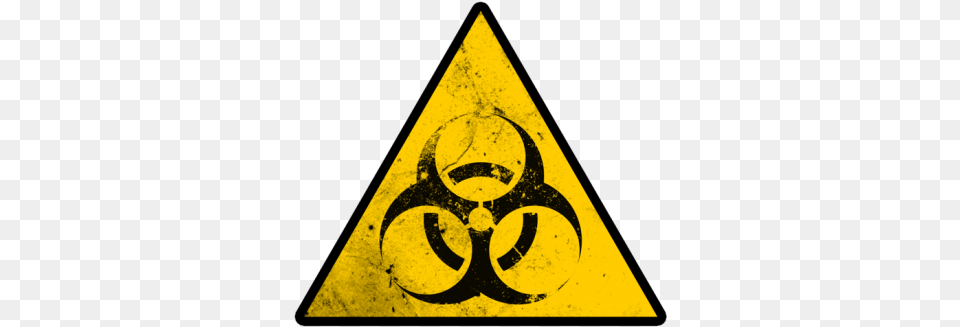 Download Zombie Free Transparent Image And Clipart Biohazard Symbol, Sign, Triangle, Road Sign Png