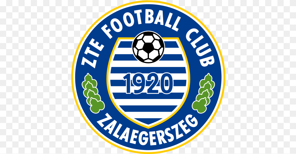 Download Zte Football Club Logo 90 Zalaegerszegi Te, Badge, Symbol, Ball, Soccer Free Transparent Png