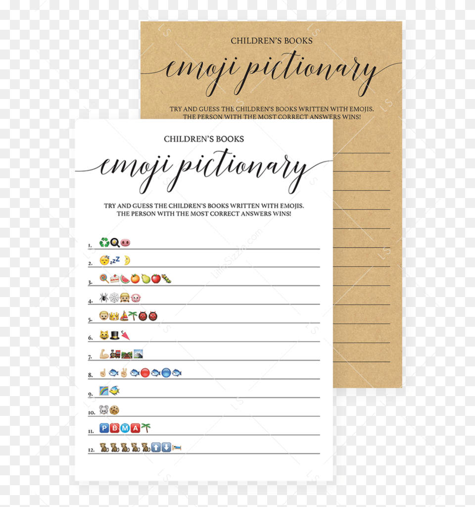 Downloadable Printable Baby Shower Games, Page, Text Png