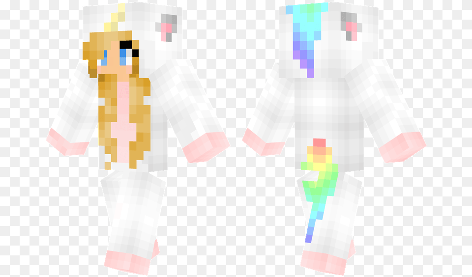 Downloadable Unicorn Minecraft Skin, Clothing, Coat, Person Png