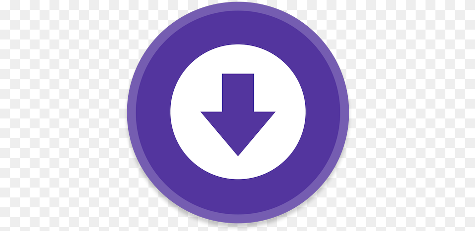 Downloads Icon Black Arrow Down White Circle Icon, Symbol, Sign, Disk Png Image