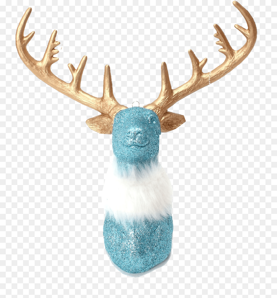 Downright Diva Reindeer Ornament With Boa Reindeer, Antler, Animal, Deer, Mammal Free Transparent Png