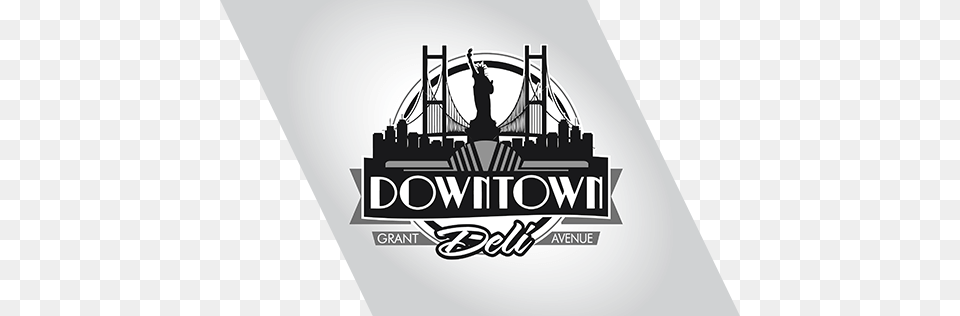 Downtown Deli Logo Downtown Logo Design, Advertisement, Poster Free Png Download