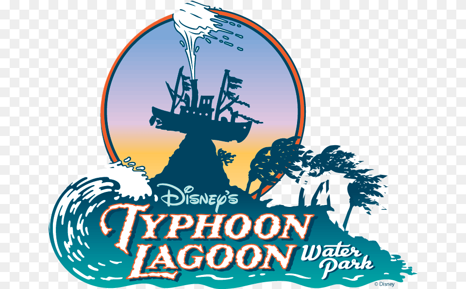 Downtown Disney Logo Disney39s Typhoon Lagoon Logo, Advertisement, Book, Publication, Poster Free Png Download