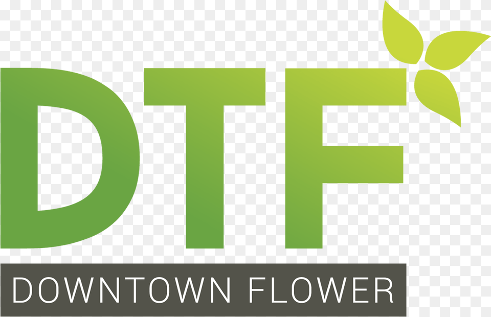 Downtown Flower Cannabis Flower Purple Starburst Graphic Design, Green, Logo, Leaf, Plant Free Png Download