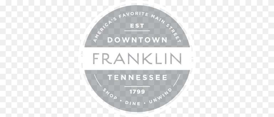 Downtown Franklin Tn Language, Disk, Coin, Money Free Png Download