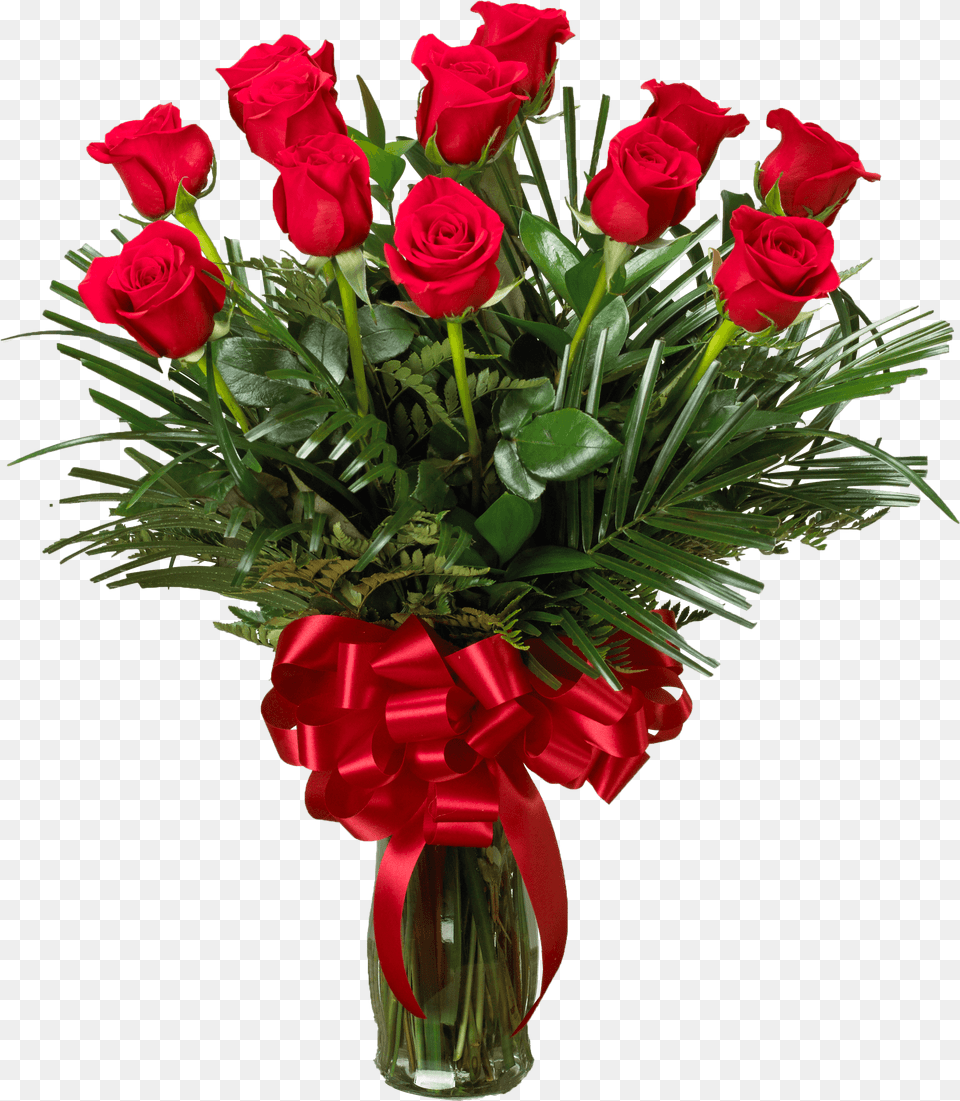 Dozen Roses, Flower, Flower Arrangement, Flower Bouquet, Plant Free Transparent Png