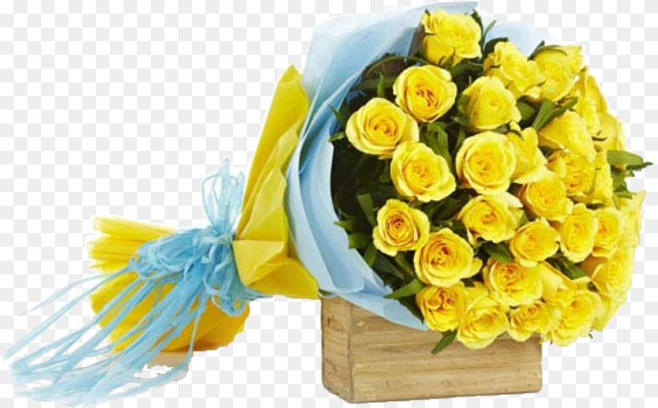 Dozen Yellow Roses Bouquet Yellow Rose Flower Bouquet, Flower Arrangement, Flower Bouquet, Plant, Petal Free Transparent Png