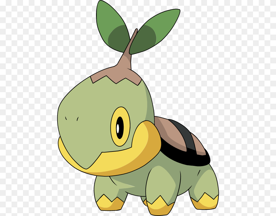 Dp Anime Pokemon Turtwig, Animal, Reptile, Sea Life, Tortoise Png